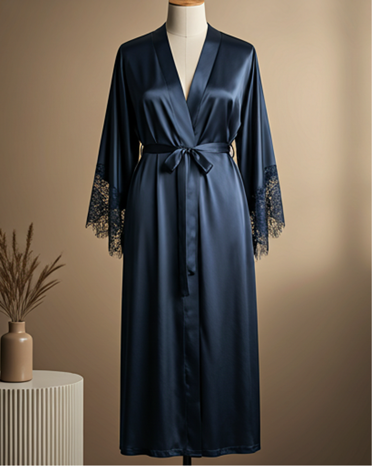 Signature Silk Robe