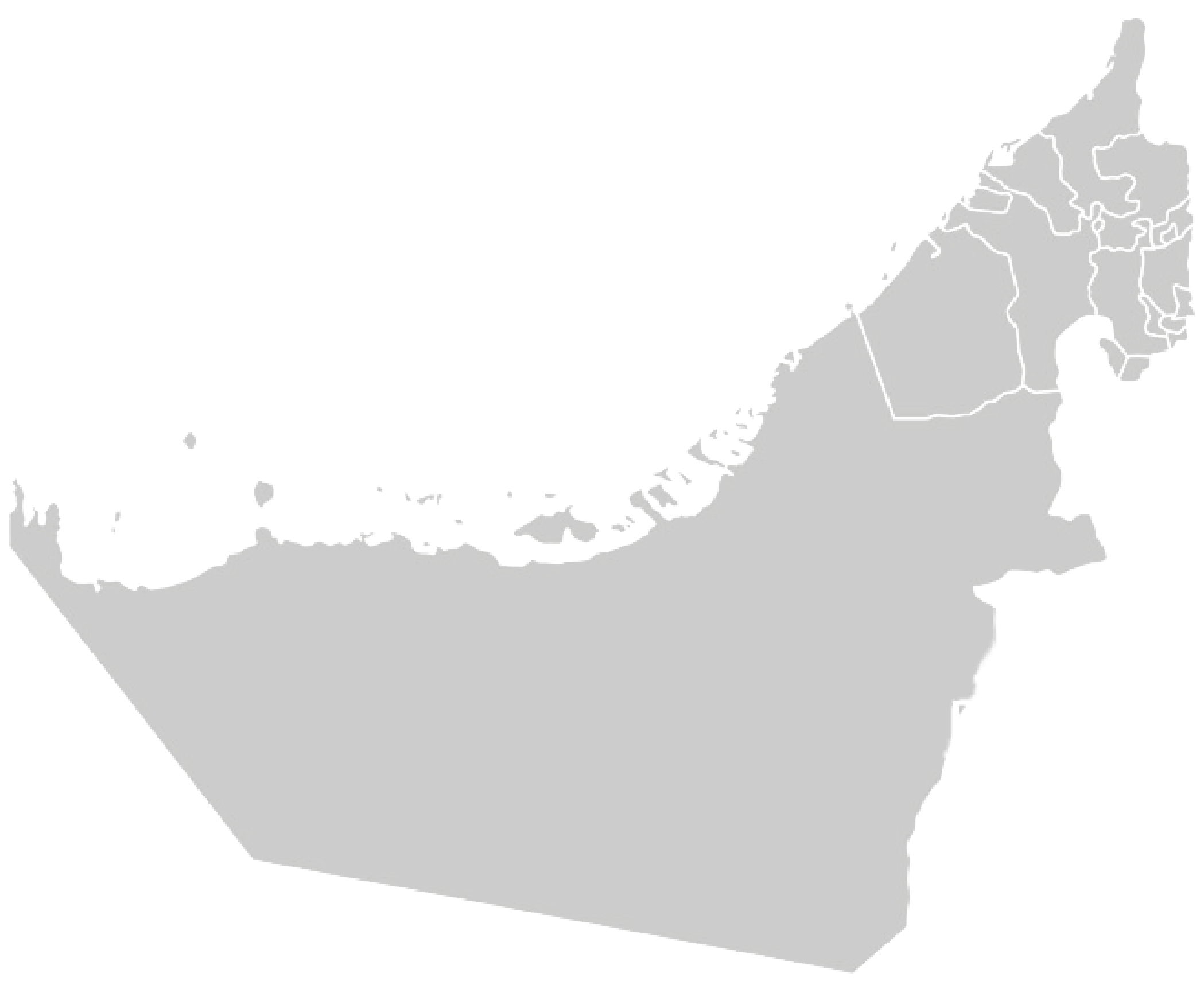 Map of UAE